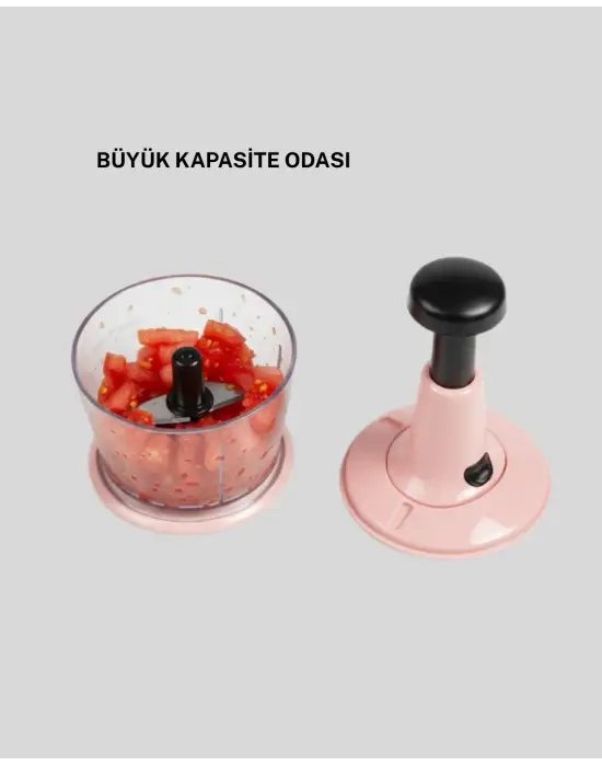 Geniş Hazneli Manuel Doğrayıcı Ev Tipi Kullanım