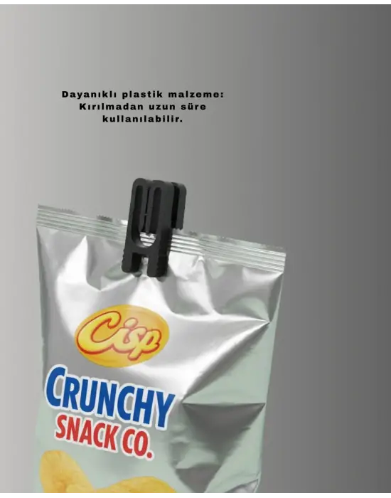 Gıda Saklama Mandalı Tazelik Koruyucu 10’lu Set
