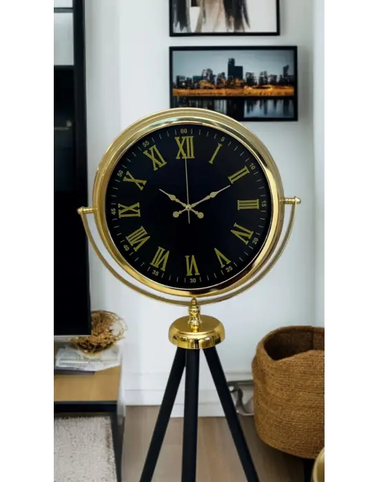 Gold Asalet Tripod Ayaklı Saat