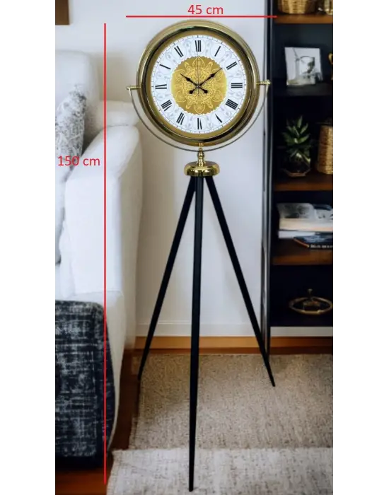 Gold Asalet Tripod Ayaklı Saat
