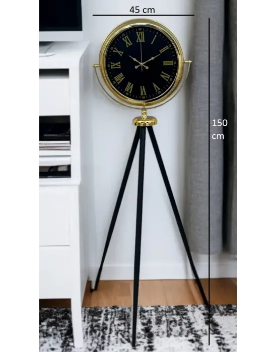 Gold Asalet Tripod Ayaklı Saat
