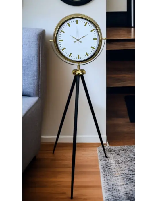 Gold Balance Tripod Ayaklı Saat