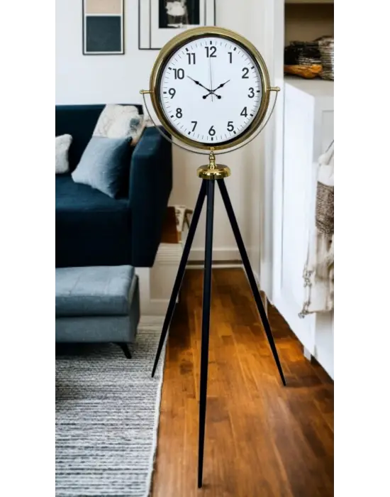 Gold Klasik Tripod Ayaklı Saat