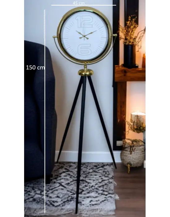 Gold Noble Radiance Tripod Ayaklı Saat