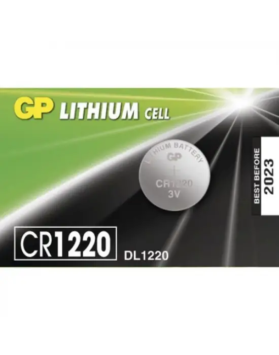 Gp Lıthıum Cell Cr-1220 Dl-1220 Para Pili 3v 5li Kart