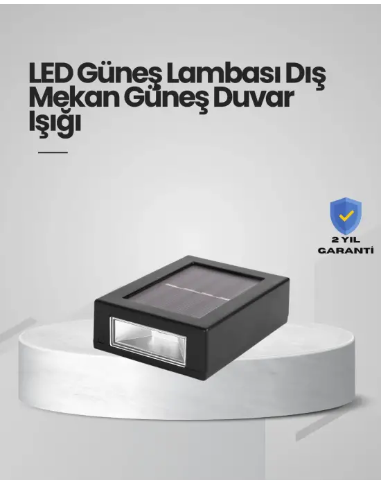 Güneş Enerjili Led Duvar Aydınlatması