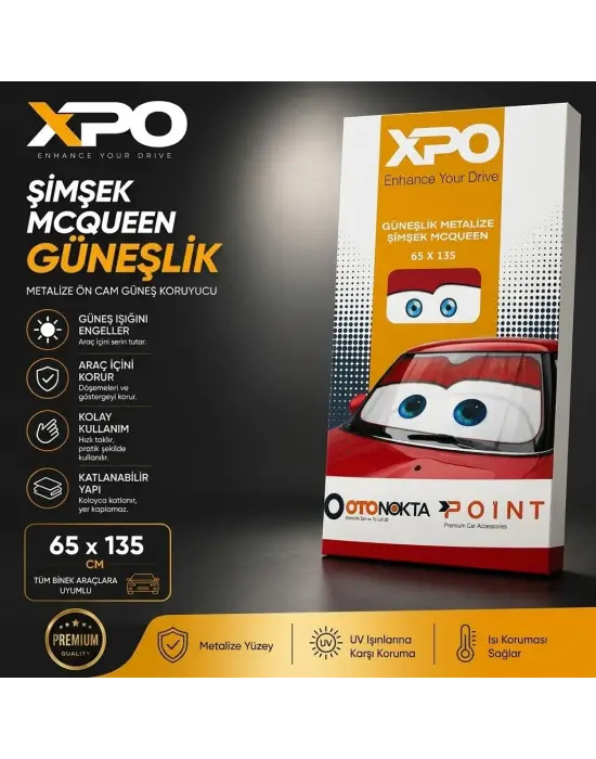Güneşlik Lüx Metalize 65*135