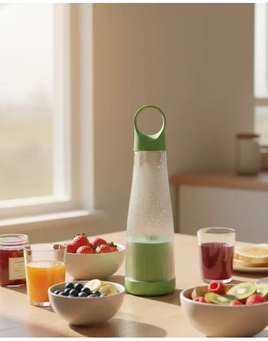 Günlük Smoothie Ve Shake İçin Usb Şarjlı Taşınabilir Blender