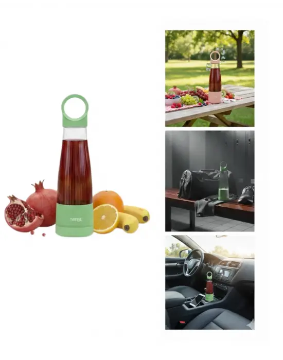 Günlük Smoothie Ve Shake İçin Usb Şarjlı Taşınabilir Blender