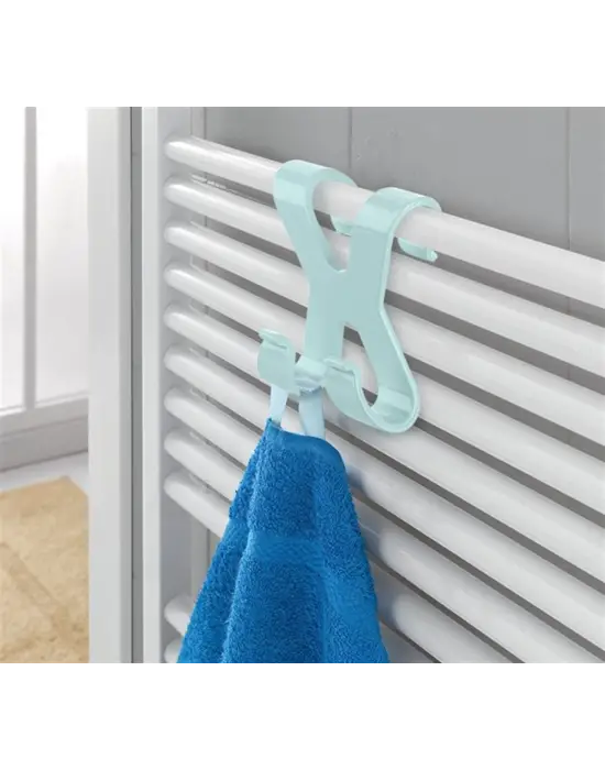 Hang İt Pratik Kolay Taşımabilir Havlupan 2 Kancalı Banyo Askısı