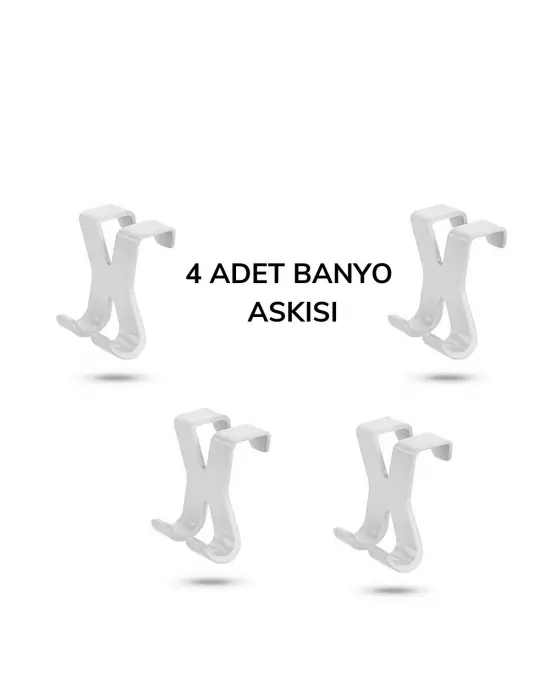 Hang it Pratik Kolay Taşımabilir Havlupan 2 Kancalı Banyo Askısı