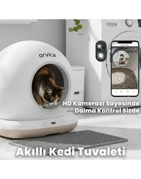 HD Kameralı Akıllı Kedi Tuvaleti
