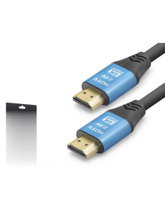 Hdmi 2.0 Kablo 4K Uhd 19+1 Od 8.0 Mm 3 M - Siyah Mavi ND4051