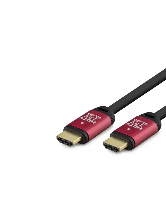 Hdmi 2.0 Kablo 4K Uhd Od 8.0 Mm 25 M - Siyah Kırmızı HDX2040