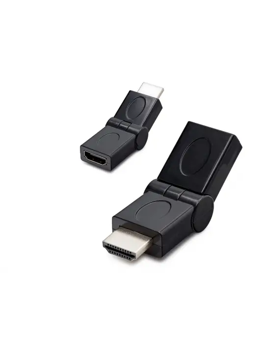 Hdmi Erkek Dişi Mafsallı Adaptör - Siyah HDX1257