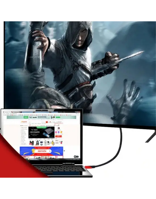 HDMI Kablosu HDTV Bilgisayar Uydu Görüntü Ses Full HD Sargılı Görüntü Aktarma Kablosu