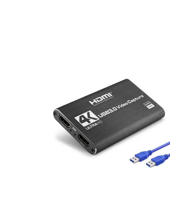 Hdmı Vıdeo Capture Usb3.0 4K Ultra Hd Siyah HDX1358