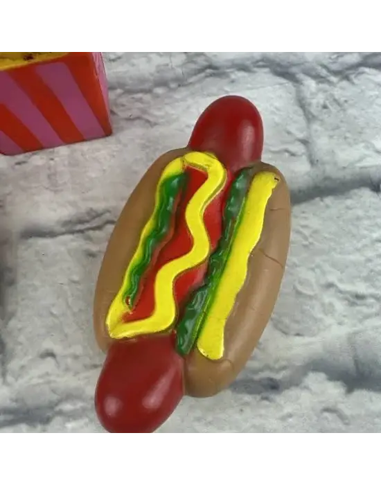 Hot Dog Sesli Köpek Oyuncağı