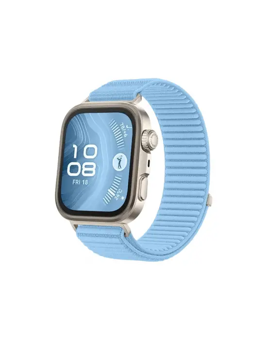 Huawei Fit 4 Braid Kordon (saat Değildir) - Açık Mavi