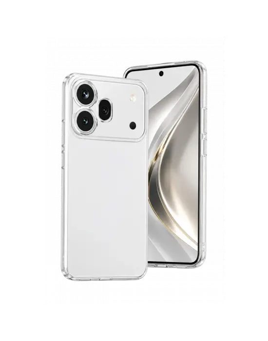 Huawei Honor 600 Pro Lüx Şeffaf Silikon - Şeffaf