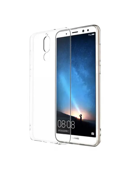 Huawei Mate 10 Lite Kılıf Lüx Şeffaf Silikon