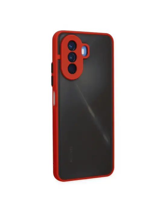 Huawei Nova Y70 Kılıf Montreal Silikon Kapak - Kırmızı