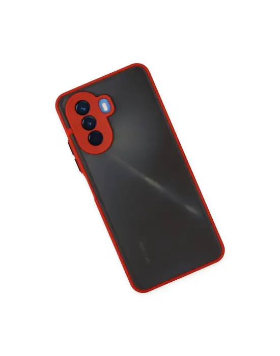 Huawei Nova Y70 Kılıf Montreal Silikon Kapak - Kırmızı