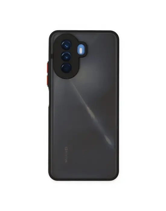 Huawei Nova Y70 Kılıf Montreal Silikon Kapak - Siyah