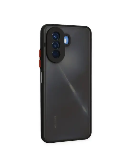Huawei Nova Y70 Kılıf Montreal Silikon Kapak - Siyah
