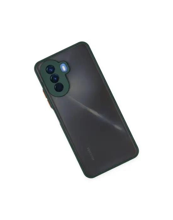 Huawei Nova Y70 Kılıf Montreal Silikon Kapak - Yeşil