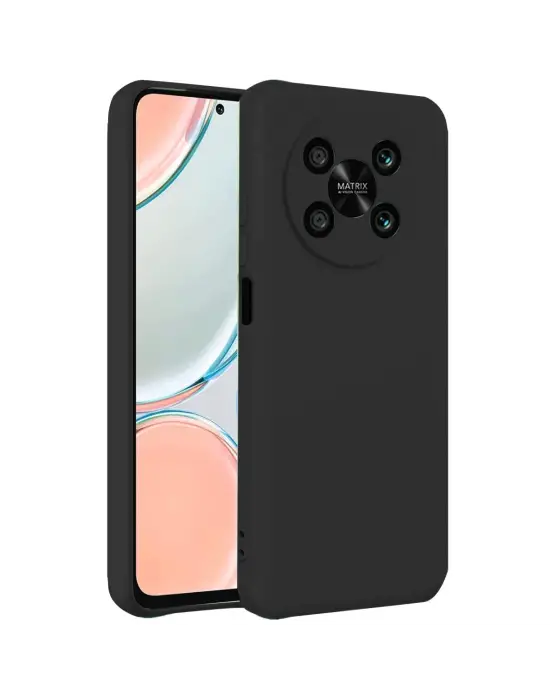 Huawei Nova Y90 Kılıf First Silikon - Siyah