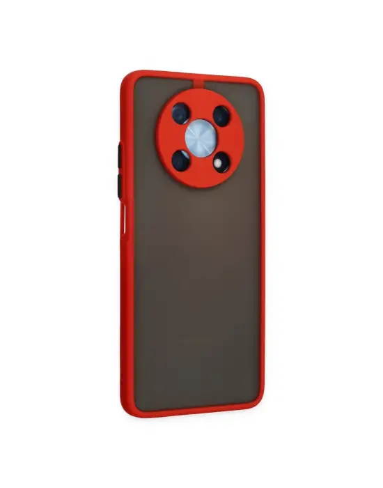Huawei Nova Y90 Kılıf Montreal Silikon Kapak - Kırmızı