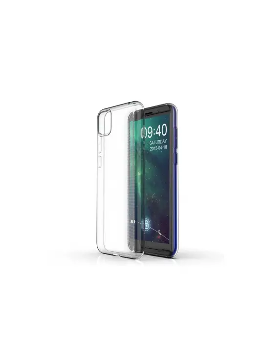 Huawei Y5p Kılıf Lüx Şeffaf Silikon - Şeffaf