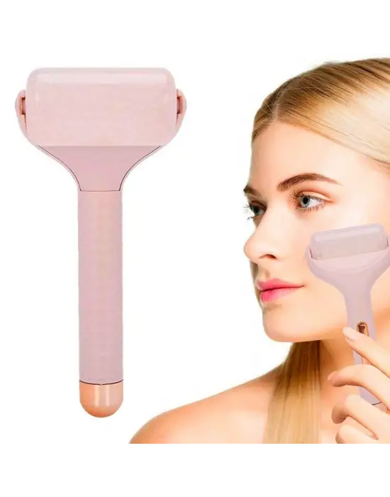 Ice Roller Buz Silindiri Terapi Etkili Yüz Derma Masaj ve Cilt Soğutma Bakım Aleti