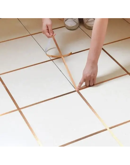 1 cm 50 Metre Gold Fayans Arası Şerit Bant