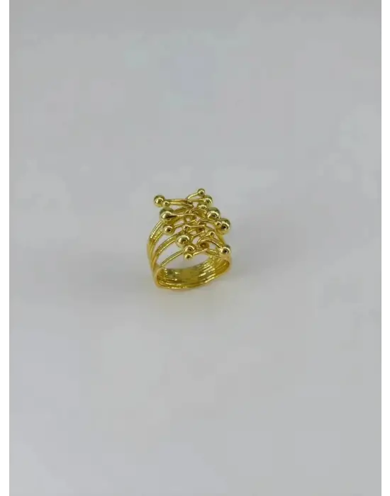 IEG - 14 K Gold Kaplama Yüzük