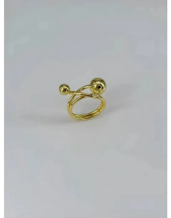 IEG - 14 K Gold Kaplamalı Yüzük