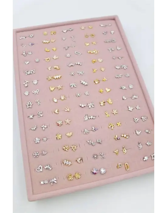 IEG - 140lı Standlı Tragus Küpe - Çok Renkli
