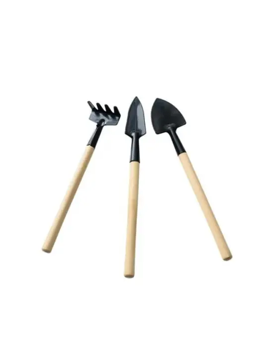 ieg™ 3 Parça Mini Bitki Hobi Seti - Bahçe Saksı Sukulent  Bakım Çapa-tırmık-kürek