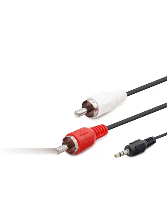 3.5 Mm To 2Rca Kablo 2Lıne 1.5M Siyah HDX1042