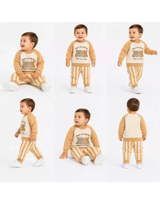 ieg™ 6/24 Ay Ayıcık Nakış Bebek Takımı
