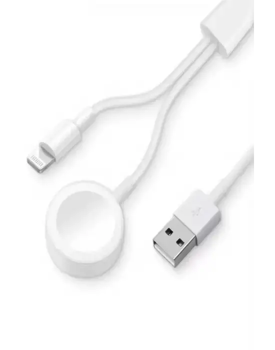 ieg™  AC08 2in1 Kablosuz Şarj Apple Watch 1/2/3/4/5/6/7/8/SE