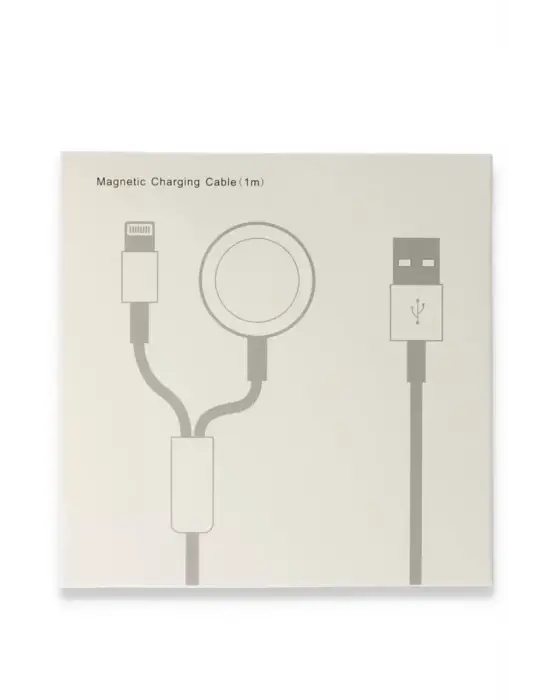 ieg™  AC08 2in1 Kablosuz Şarj Apple Watch 1/2/3/4/5/6/7/8/SE