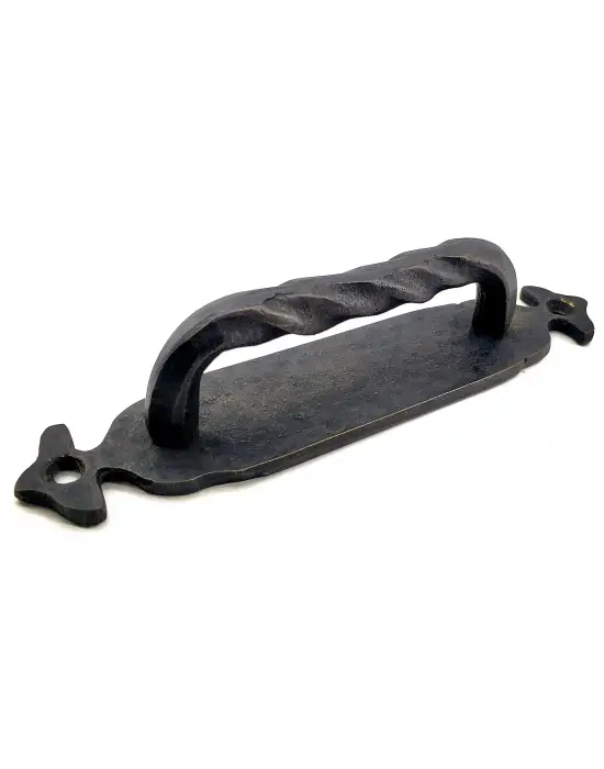 ieg™ Antika Tarz Dekoratif Pirinç Burgulu Çekme Kol - 148x33 mm, Oksit