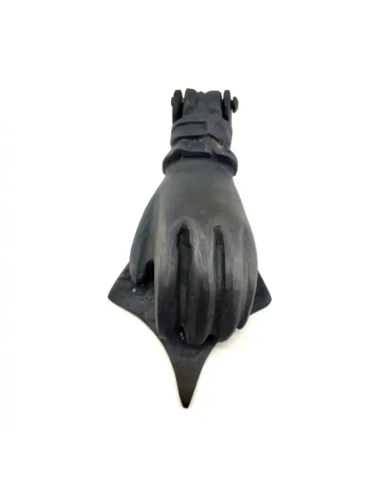 ieg™ Antika Tarz Dekoratif Pirinç El Kapı Tokmağı, Taktak - 167x75 mm, Oksit