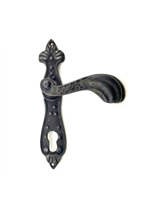 ieg™ Antika Tarz Dekoratif Pirinç Mevlana Yale Kapı Kolu - 228x48 mm, Oksit
