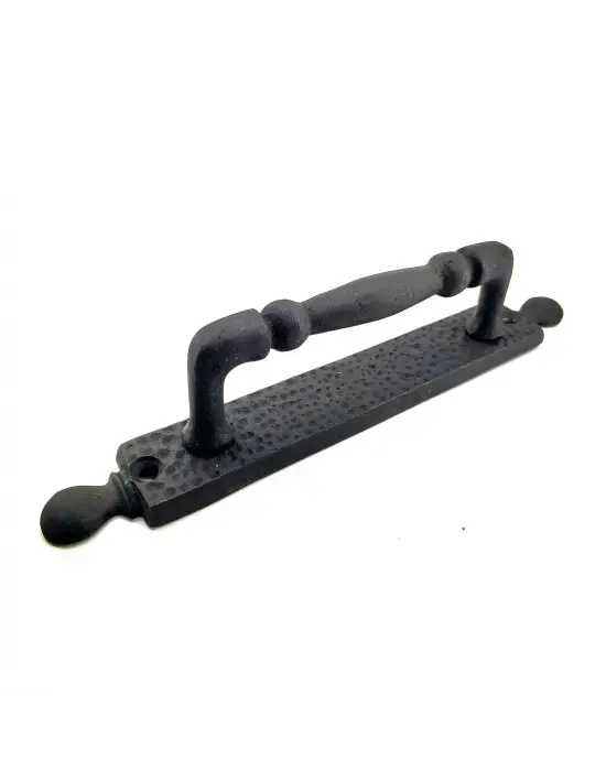 ieg™ Antika Tarz Dekoratif Pirinç Misket Çekme Kapı Kolu - 223x33 mm, Oksit
