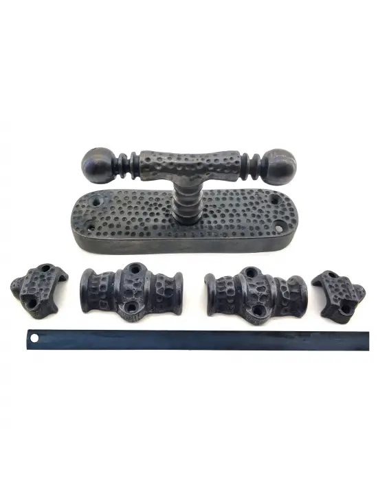 ieg™ Antika Tarz Dekoratif Pirinç Üstten İspanyolet - 133x40 mm, Oksit