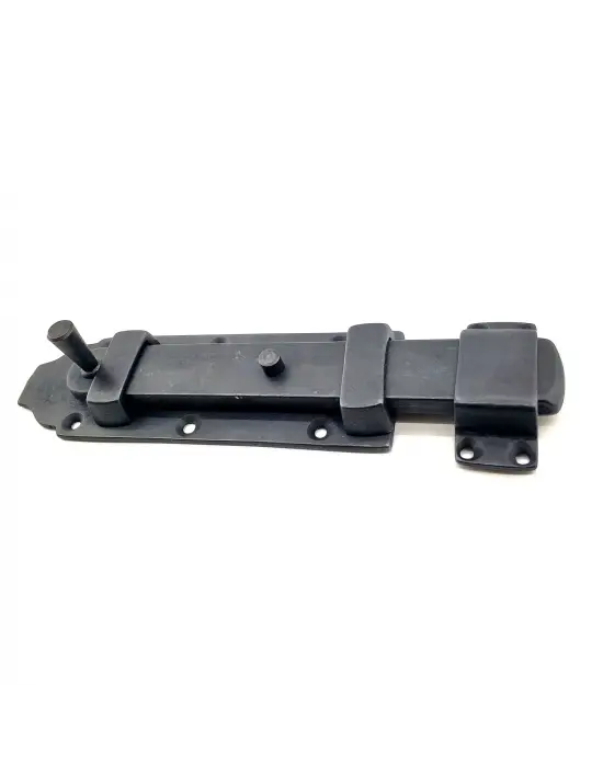 ieg™ Antika Tarz Dekoratif Pirinç Yassı Kapı Sürgüsü - 55x215 mm, Oksit