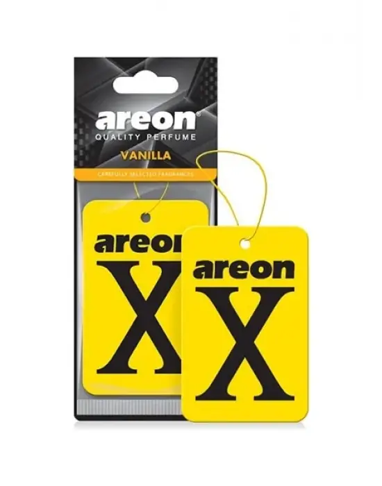 Areon X Vanilla Oto Araç Kokusu Sarı
